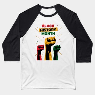 Black History Month Baseball T-Shirt